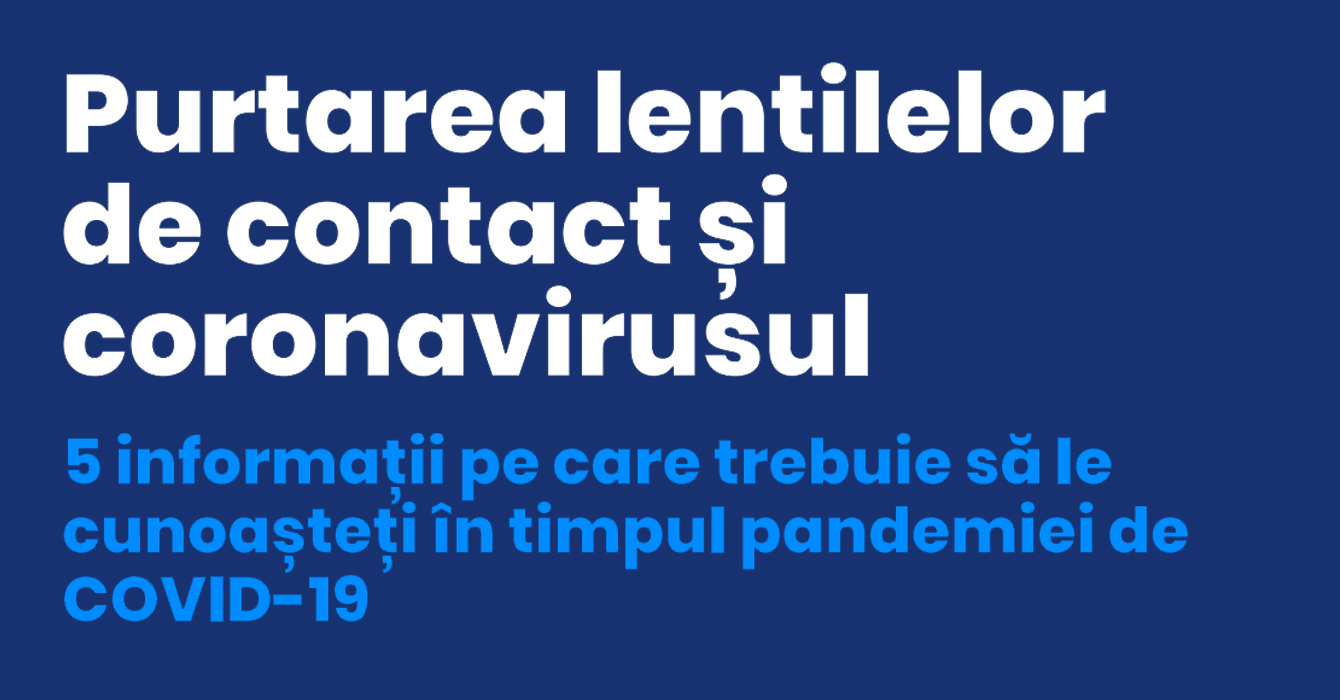 Purtarea lentilelor de contact și coronavirusul